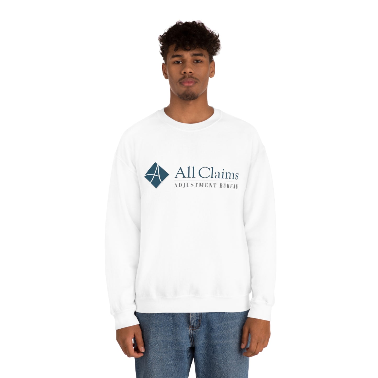 All Claims Logo Unisex Heavy Blend™ Crewneck Sweatshirt