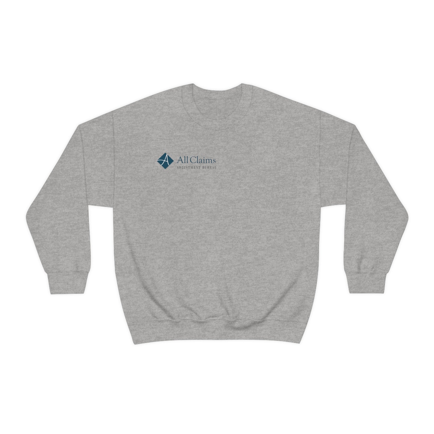 All Claims Side Logo Unisex Heavy Blend™ Crewneck Sweatshirt (Multiple Colors Available)