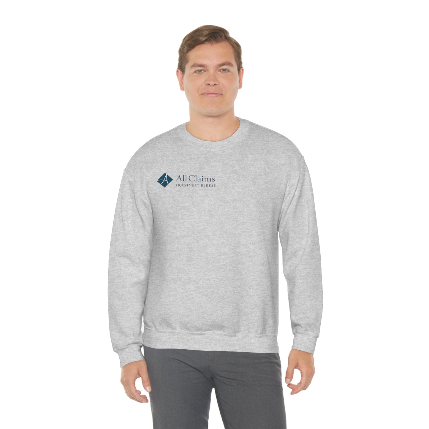 All Claims Side Logo Unisex Heavy Blend™ Crewneck Sweatshirt (Multiple Colors Available)