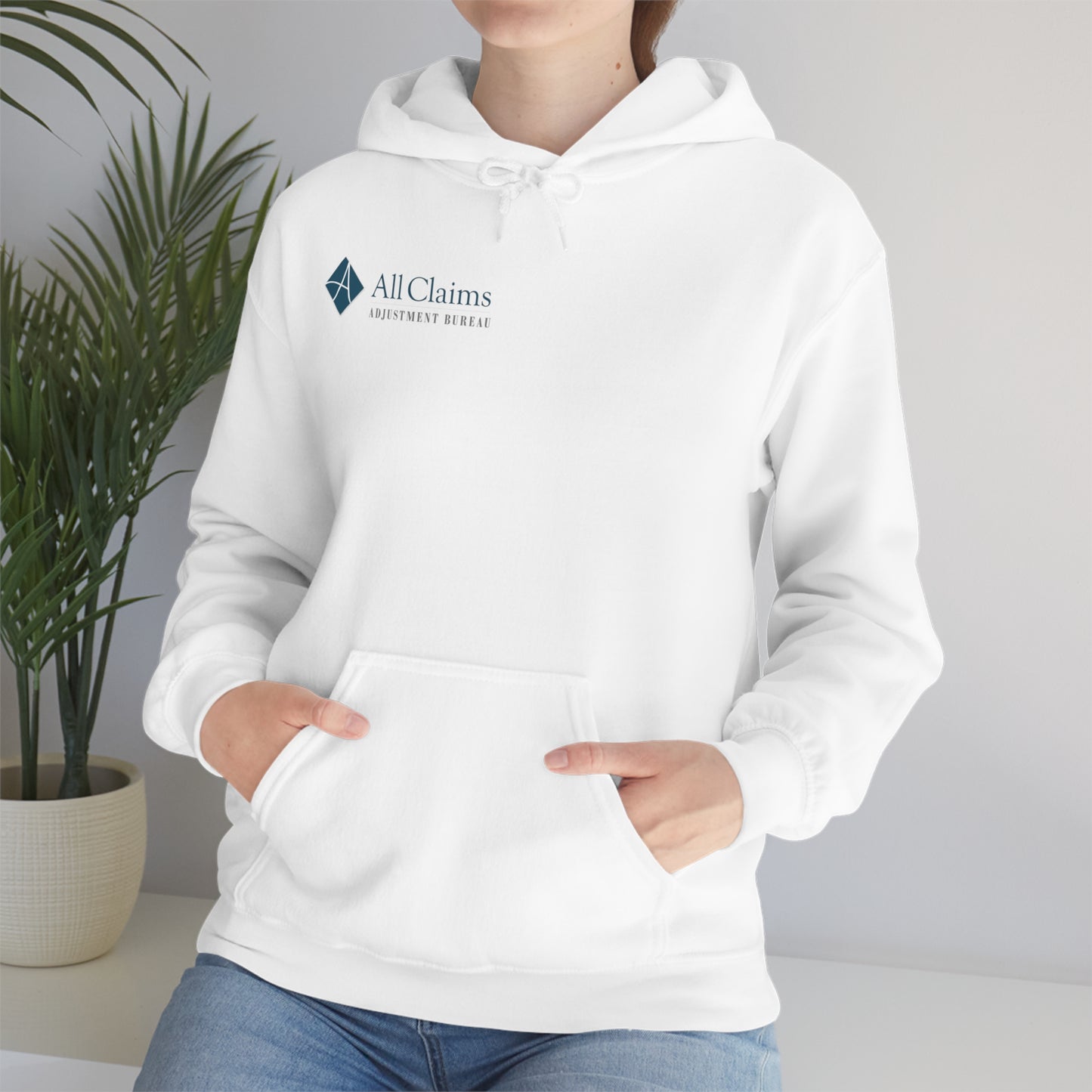 All Claims Side Logo Unisex Heavy Blend™ Hooded Sweatshirt