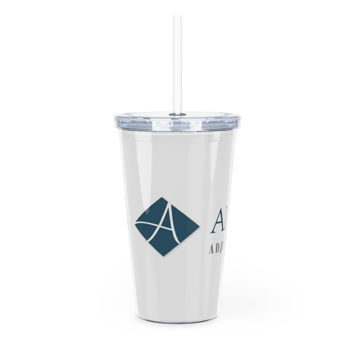 All Claims Plastic Tumbler with Straw