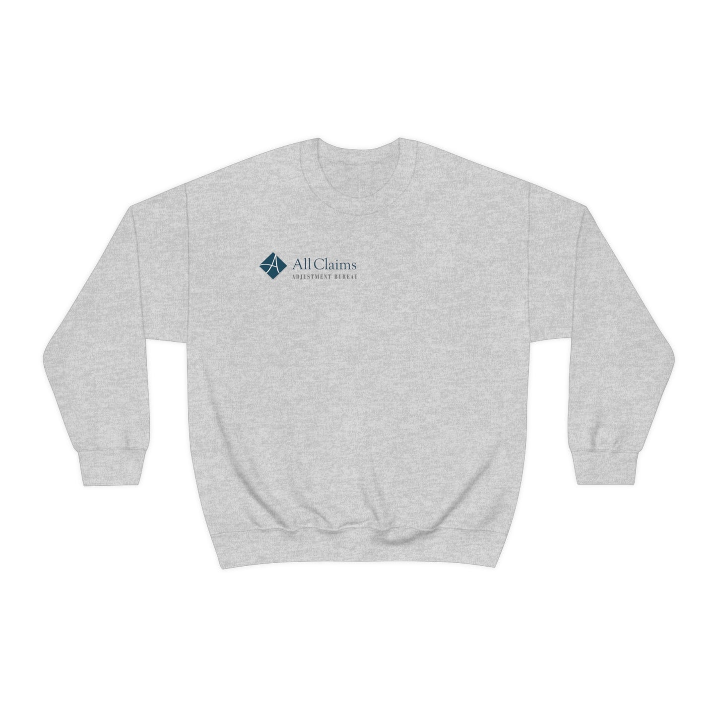 All Claims Side Logo Unisex Heavy Blend™ Crewneck Sweatshirt (Multiple Colors Available)