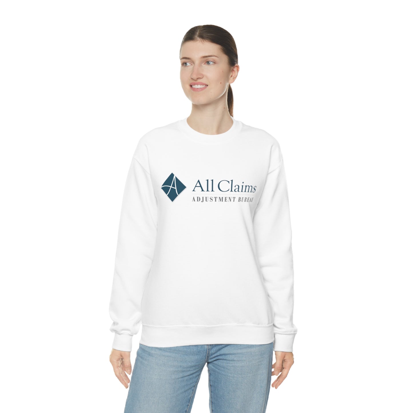 All Claims Logo Unisex Heavy Blend™ Crewneck Sweatshirt