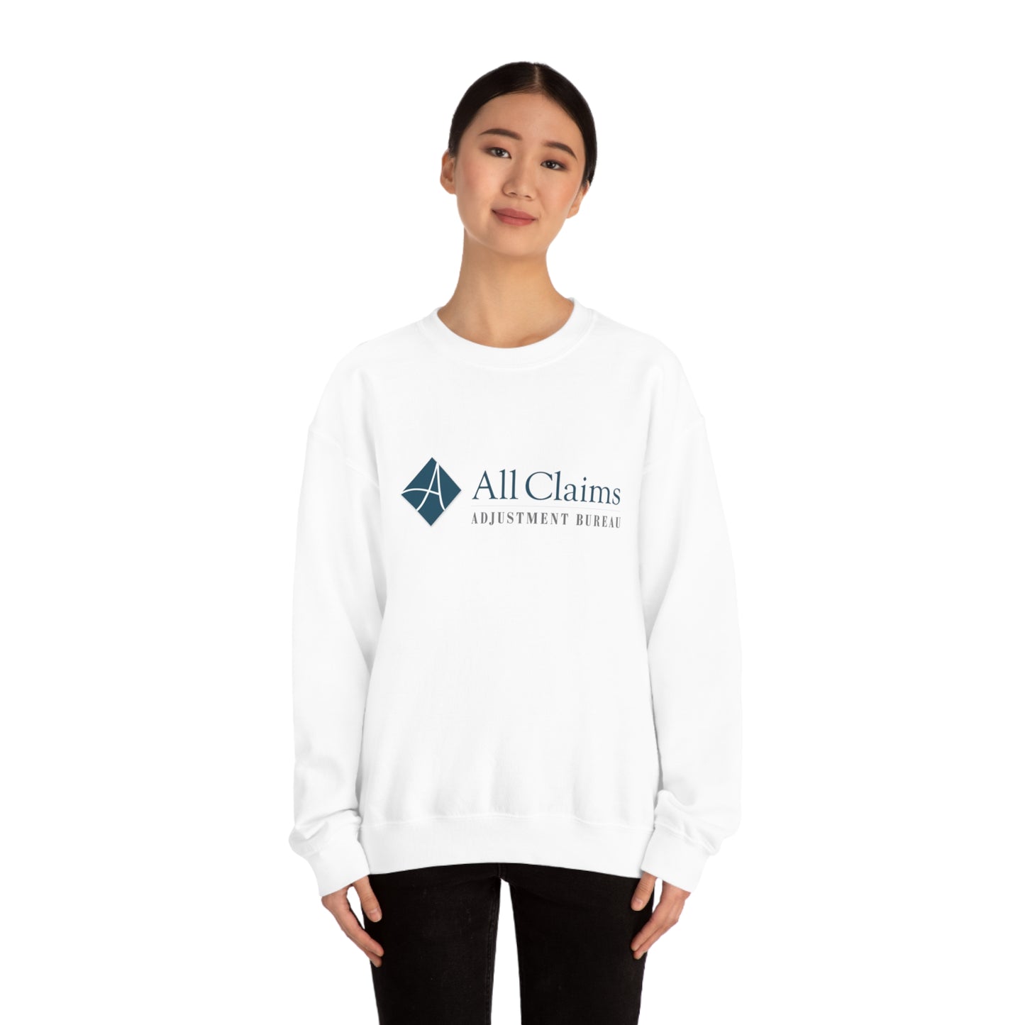 All Claims Logo Unisex Heavy Blend™ Crewneck Sweatshirt