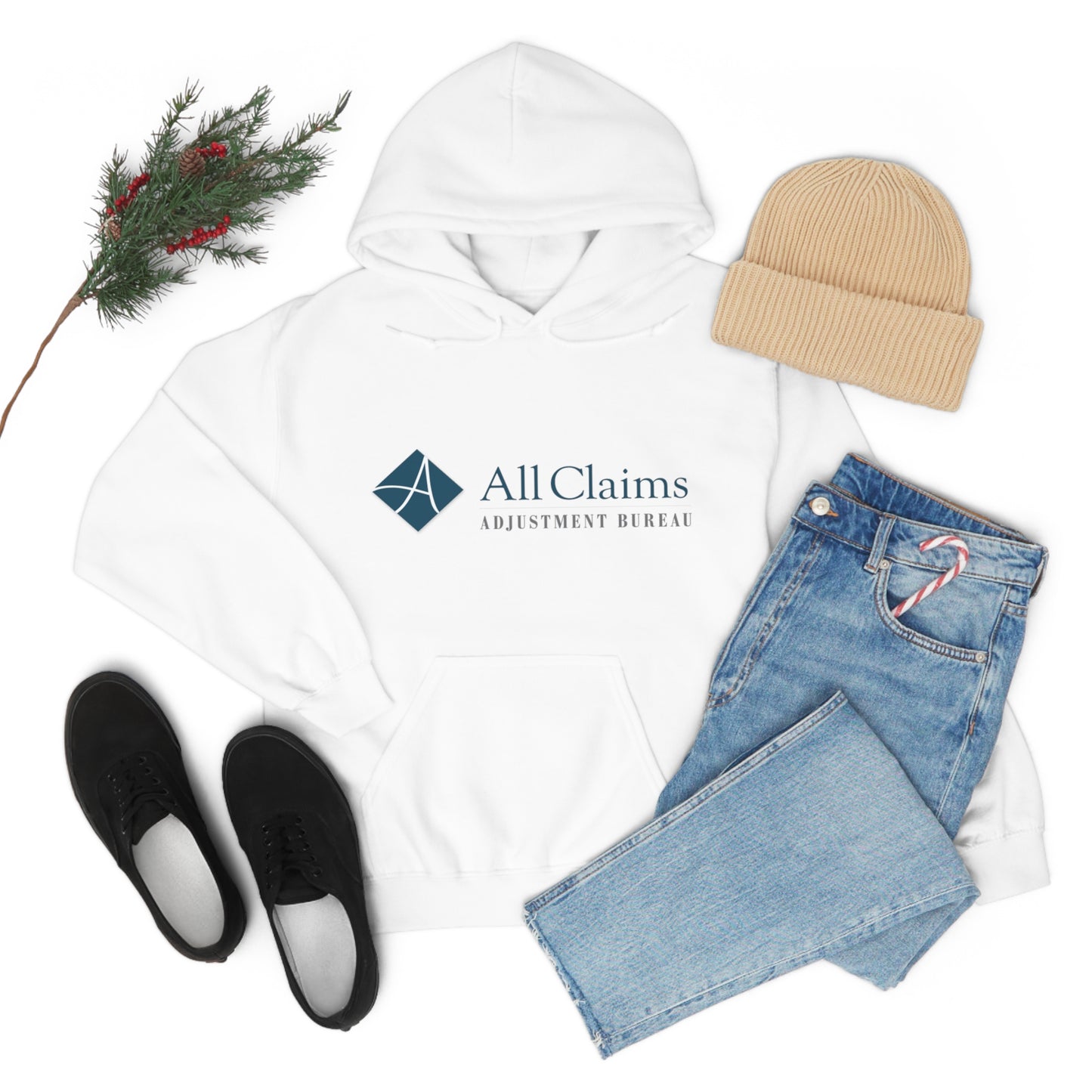 All Claims Logo Unisex Heavy Blend™ Hooded Sweatshirt